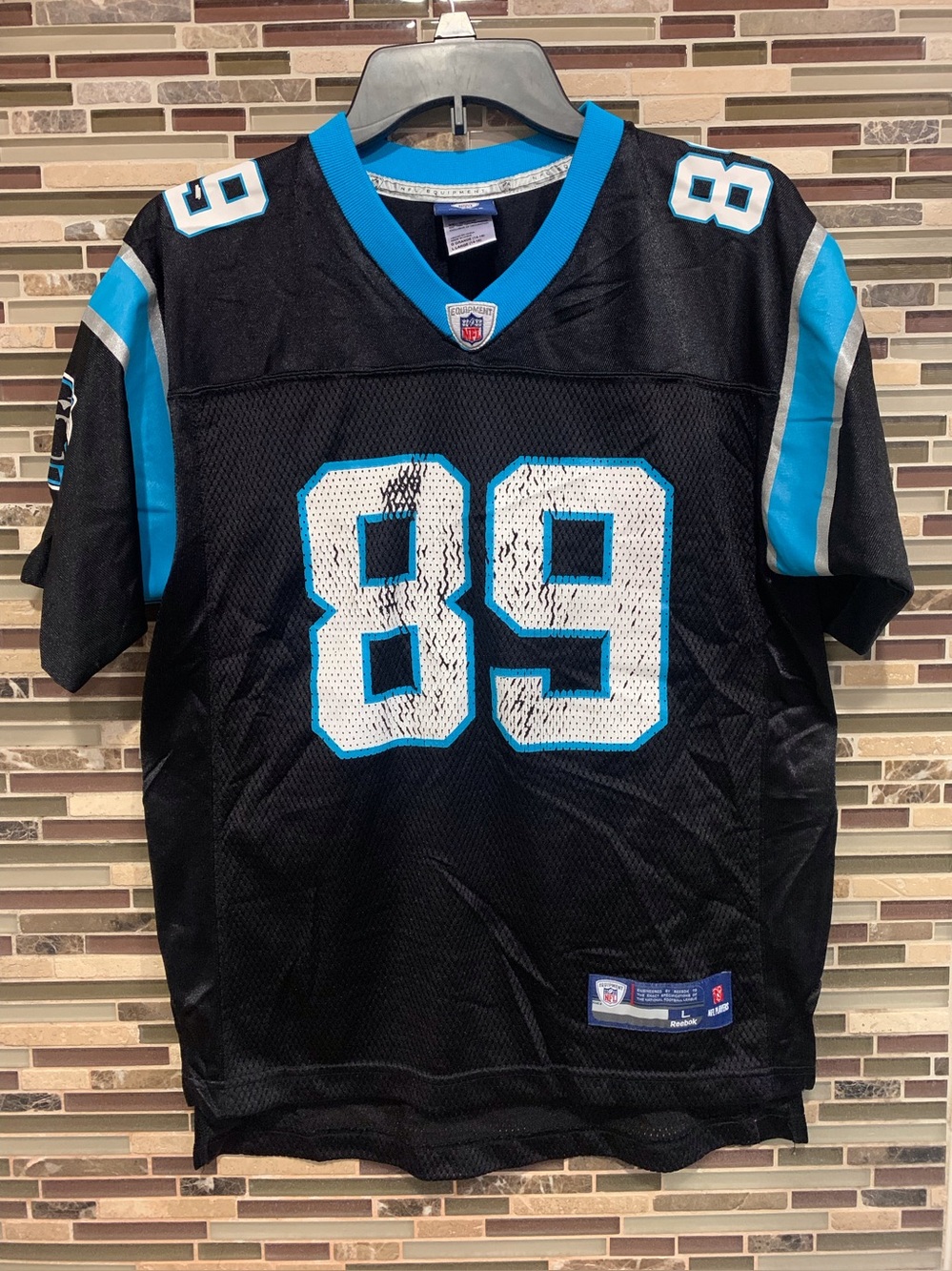 Reebok Carolina Panthers Steve Smith #89 Jersey NFL Youth L